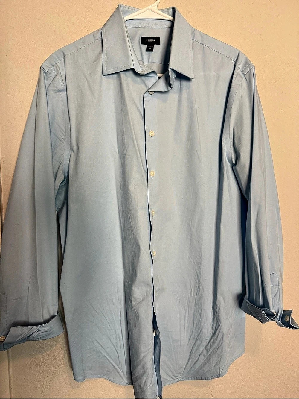 Express Slim Mens Button Down Shirt
